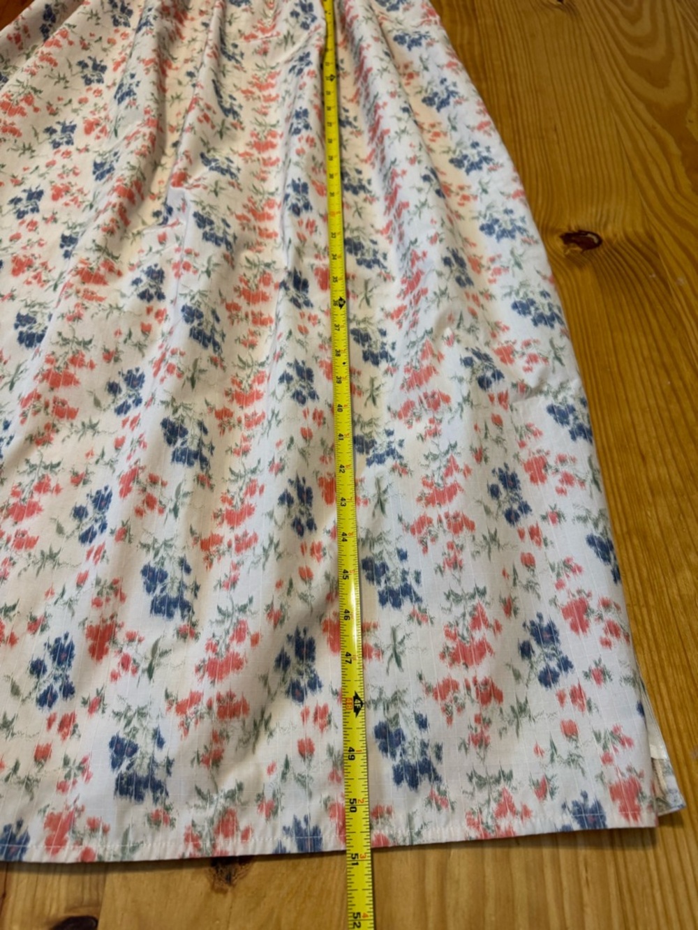 Rebecca Taylor Emma Dress Women’s Size 2 Floral Maxi Cream Blush Blue Pockets - Picture 8 of 16